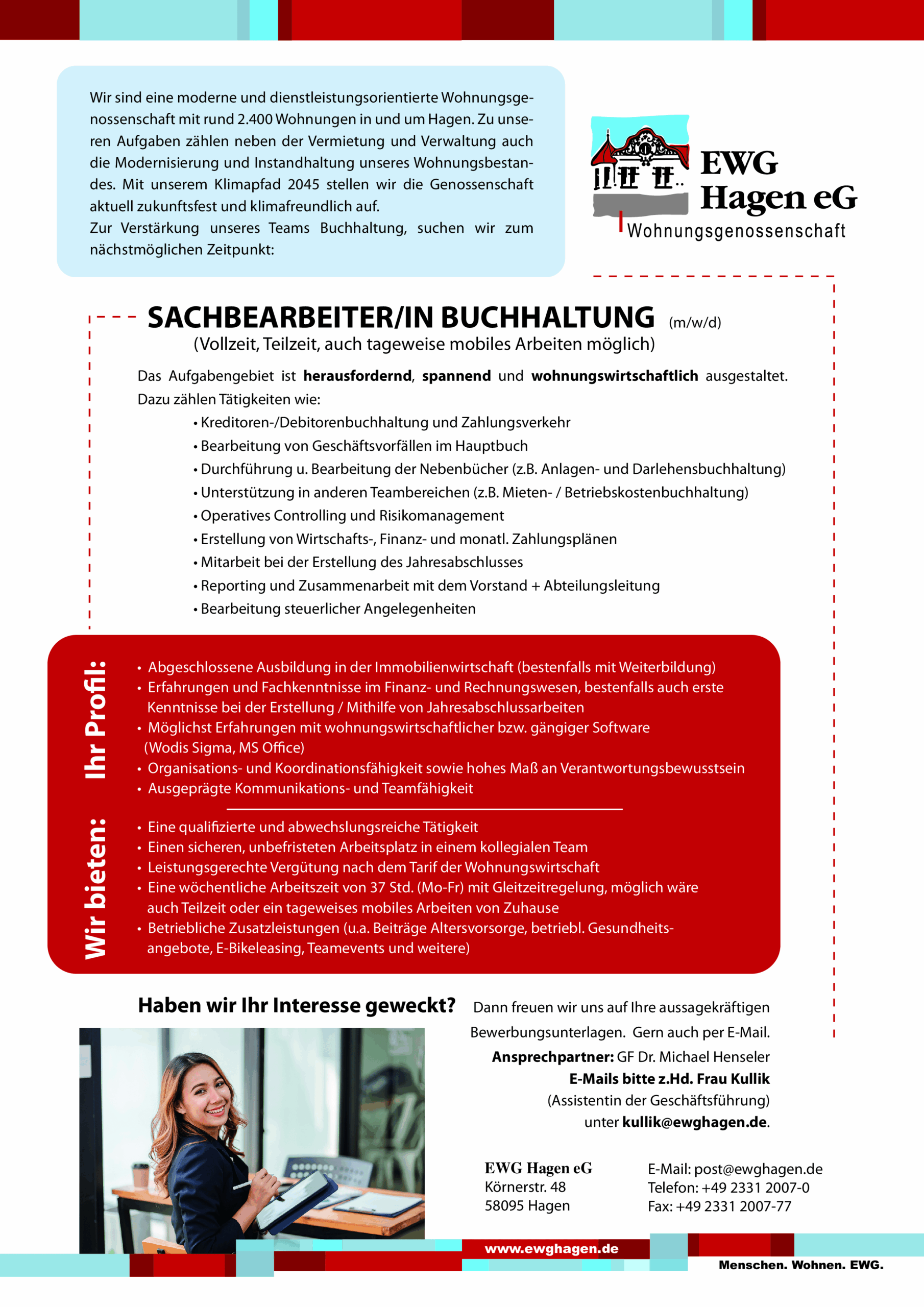 Titelbild Wir stellen ein