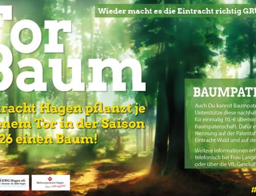 EWG unterstützt Aktion „1 Tor – 1 Baum“